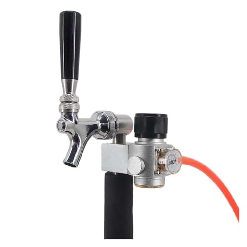 Portable Beer Keg Dispensing Kit CO2 Picnic Tapping System Fit Most Size Kegs Compatible Tr21*4 Gas Cylinder Homebrew Kegging(A) - color: A
