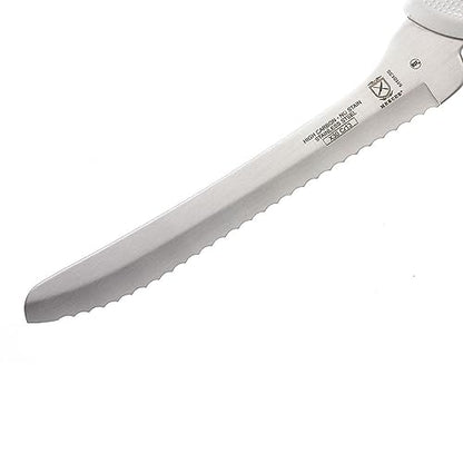 Mercer Culinary Ultimate White, 8 Inch Offset Bread Knife - style: Offset Bread Knife 8 Inch