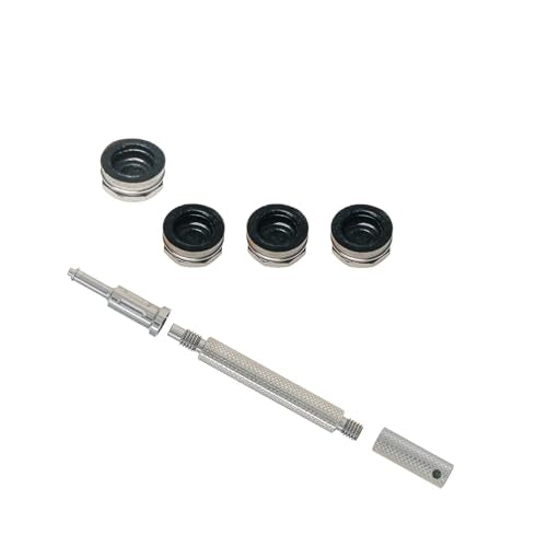 Implants Replacement Locater Overdenture Male Processing Caps Inserts And Retention Cap Insertion Extraction Removal 3-IN-1Core Tool kit (Locator-Silver Tool+4pcs Metal Housing & Lab Cap Assembly Kit) - color: Locator-Silver Tool+4pcs Lab Caps Inserts Kit