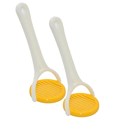 2 Pieces Queen Catcher Queen Bee Marker Queen Bee Cage Queen Bee Catcher Bee Queen Marking Catcher Queen Bee Marking Cage Beekeeper Tool Accessory, Yellow