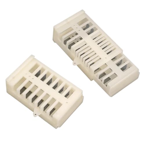Queen Bee Cage 200pcs Beekeeping Queen Bee Rearing Cage Extension Bees Tools Anti Escape Cages Cup Plastic Cell Supplies Apiculture Equipment for Beekeeping Supplies
