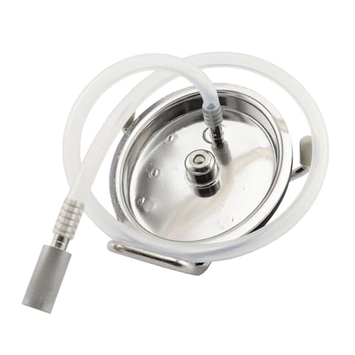 Home Brewing Homebrew Beer Corny Keg Carbonation Lid with Ball Lock Gas Post + Hose Tube + 0.5 Micron Diffuser Stone Brewing Accessories