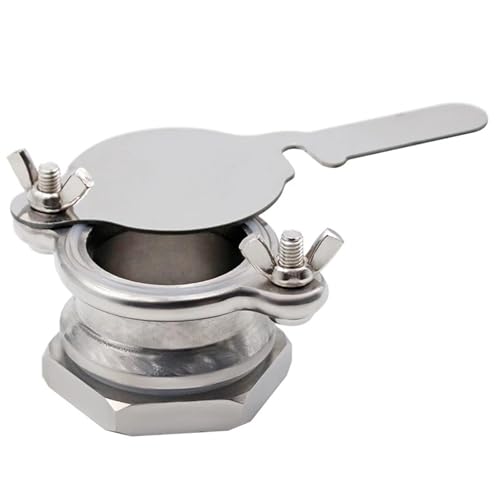 Honey Valve Stainless Steel Beekeeping Equipment Honey Gate Valve Bee Honey Extractor Regulate Flow of Honey Bottling Agriculture Tools Silver For Extractor Bottling Pail Containers