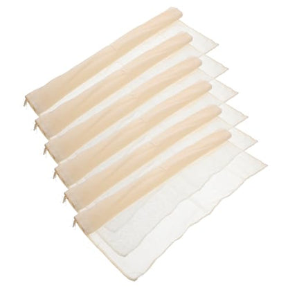 Alipis 6pcs Reusable Cheesecloth Filter Cloth for Straining Draining and Tofu Making Unbleached Multi-use Kitchen Essential for Cheese Yogurt and Juicing