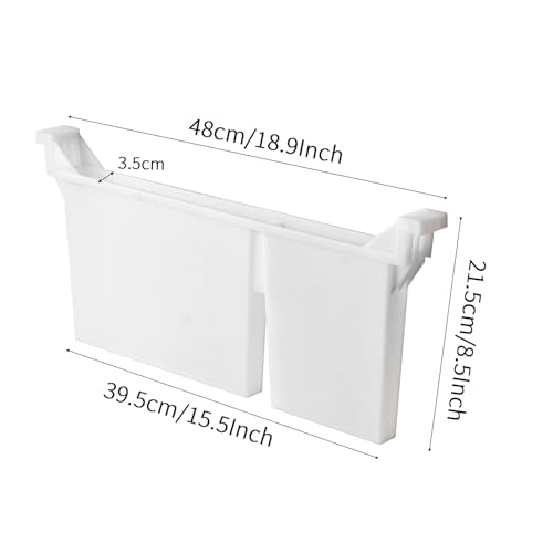 4pcs Langstroth Hive Bee Feeder - Dual Compartment 1.5L Bee Feeder & Water, Anti-Drowning Design for Beekeeping Supplies (White) - color: White