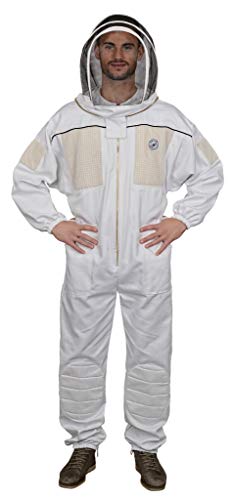 Humble Bee 431 Ventilated Beekeeping Suit with Fencing Veil - size: Small