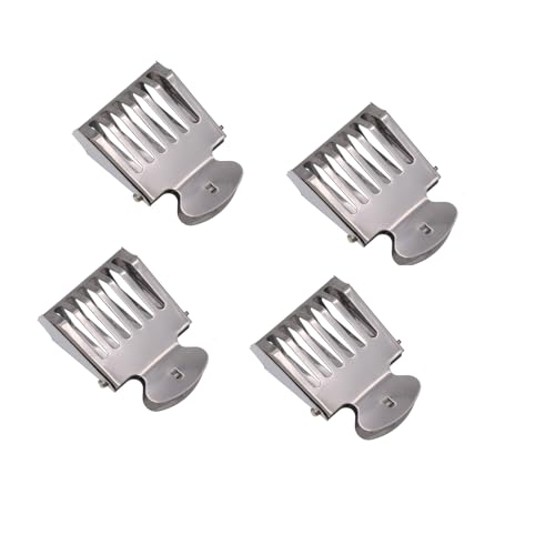 TopHomer 4 Pcs Beekeeping Clip Stainless Steel Hand Queen Bee Catcher Cage Beekeeeping Tool for Beekeeper Easy to Use - style: 4 Pcs
