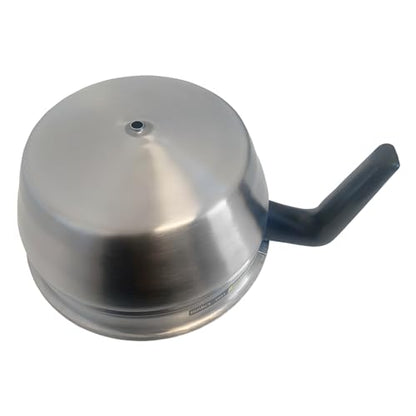 OCS Parts 20216.0000 Stainless Steel Coffee Brew Funnel with Black Handle | Replacement Brew Funnel for Bunn Coffee Machines