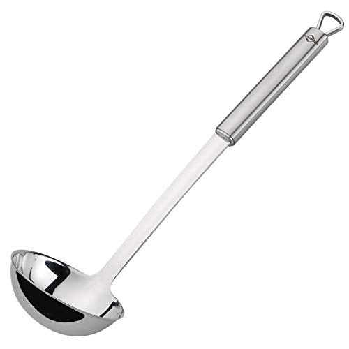 Küchenprofi Soup Ladle - 12.5-Inch Silver - Stainless Steel Kitchen Utensil & Serving Spoon for Soup, Sauce & Gravy - style: Soup Ladle