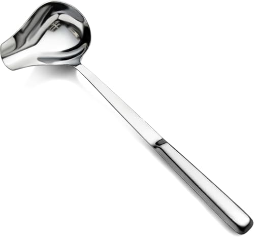 New Star Foodservice 52282 2 oz Hollow Handle Gravy Soup Ladle, 13.25", Silver - size: 2-oz Gravy Soup Ladle (13.25-Inch)