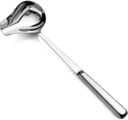 New Star Foodservice 52282 2 oz Hollow Handle Gravy Soup Ladle, 13.25", Silver - size: 2-oz Gravy Soup Ladle (13.25-Inch)