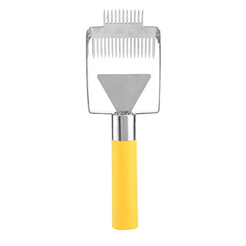 Stainless Steel Beehive Knife Scraper Uncapping Fork Tool for Beekeeping Honey Extraction Equipment Durable Proof Easy Clean Beekeepers Essential Gear 9.1x3.0x1.4in