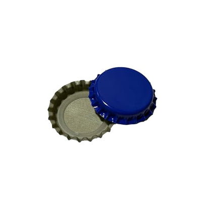 North Mountain Supply Beer Bottle Crown Caps - Blue - Oxygen Barrier - 500 Count