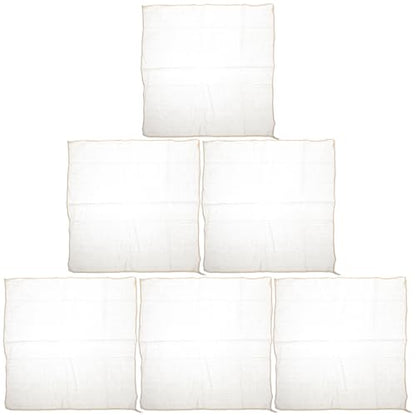 VOSAREA Reusable Cheese Cloth Tofu Filter Cloth, 6 Pieces 40x40cm Pure Cotton Muslin Fabric for Straining, Draining, Cooking and Homemade Cheese Making
