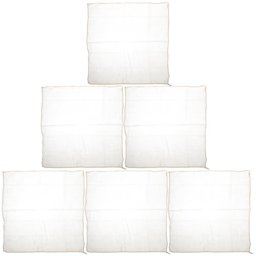 VOSAREA Reusable Cheese Cloth Tofu Filter Cloth, 6 Pieces 40x40cm Pure Cotton Muslin Fabric for Straining, Draining, Cooking and Homemade Cheese Making