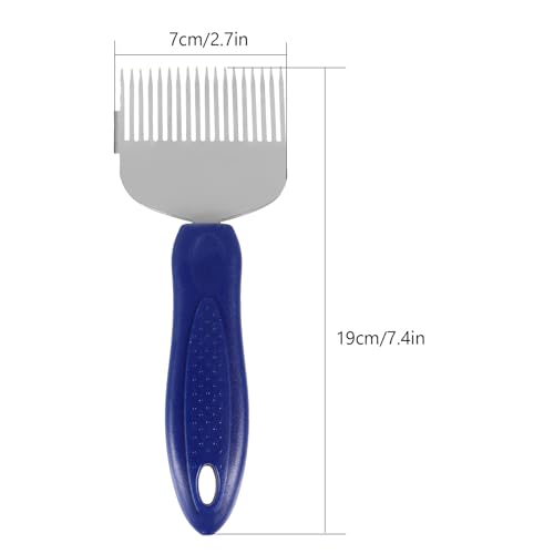 KICHOUSE Beekeeping Honeycomb Uncapping Tool and Honey Scraper Fork for Hive Maintenance with Stainless Steel Multi-Function Design, Sturdy Beekeeping Supply for Efficient Honey Extraction