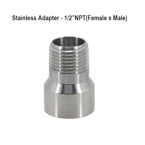 Wine Making- Home Brewing Kettle Retrofit Part Weld 1/2" NPT Coupler 304 Stainless Steel Homebrew DIY Brewing Kettle Wine Accessories(Plug)