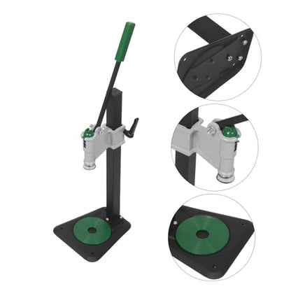 VALICLUD Manual 7.8"-18.3" Detachable Construction, Design Iron Height Beer Bottle Capper with Adjustable and Stable Tabletop Base for 26mm/29mm Crown Caps for Homebrew Kitchen