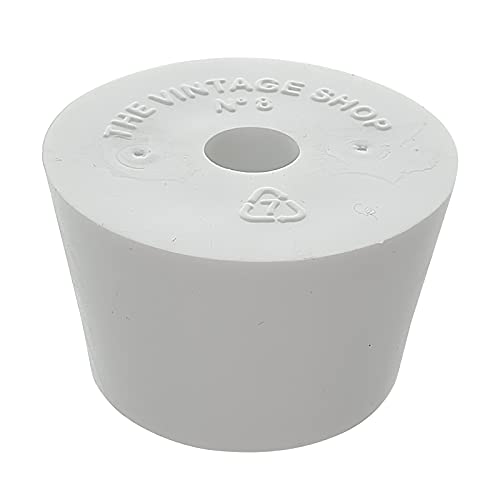 Home Brew Ohio #8 Drilled Rubber Stopper Set of 3