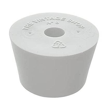 Home Brew Ohio #8 Drilled Rubber Stopper Set of 3