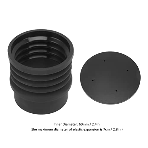 Mingzhe Coffee Grinder Accessory Blowing Bean Bin with Aluminum Cover for Restaurants and Homes, Safe Food Grade Silicone, 162g Gross Weight