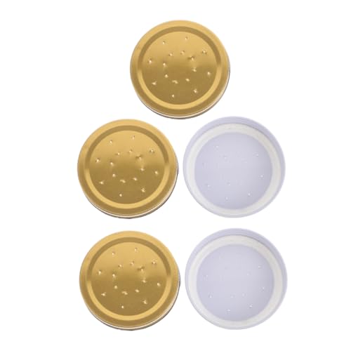 Abaodam Beehive Water Feeder Lids 5pcs for Beekeeping Entrance Feeding Station, Replacement Covers for Bee Hive Watering Device, Garden Apiary Bee Feeding Equipment