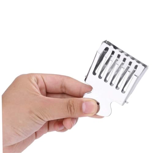 Toddmomy 5pcs Queen Cage Clips for Beekeeping Essential Beekeeper Tool for Bee Capture and Marking Smooth Edges for Bee Safety Silver