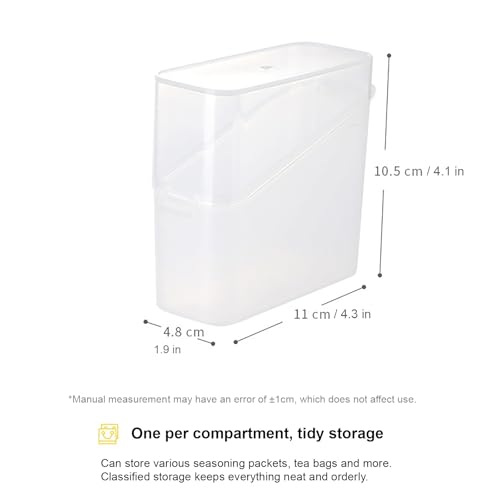 Food Storage Containers with Lids Sliced Cheese Container for Fridge Stackable Multifunctional Stackable 1PCS - color: White