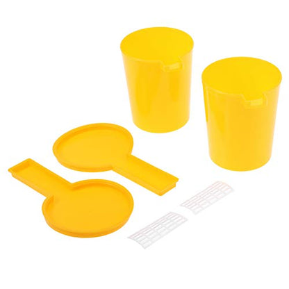 Haofy 2PCS Bee Water Dispenser Drinker, Beehive Entrance Feeder Bee Drinking Beekeeping Equipment, Plastic Honey Feeding Tool