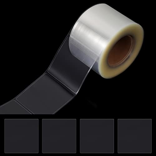 500 PCS Label Protectors, Clear Label Protectors Waterproof Clear Labels for Protecting Barcodes, Books, Numbers, Clothes Food Labels in Laboratory, Library, Office, Supermarket (1.97×1.97inch) - size: 1.97×1.97inch