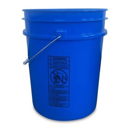 ePackageSupply 5 Gallon Bucket - Food Grade Bucket, Metal Handle Grip, BPA-Free, Heavy-Duty 90 Mil HDPE Plastic Pail, Stackable Utility Container, Made in USA, Lid Not Included, Blue, 12 Packs - color: Blue, size: 12 Packs