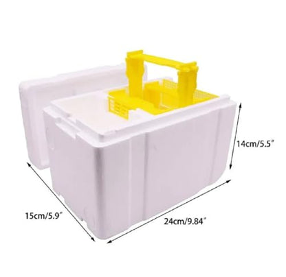 Nuc Box for Bees Queen Bee Breeding Box Bee Rearing Mating Box Foam Beehive Pollination Box Beekeeping Tools Breeding Case Beekeeping Equipment