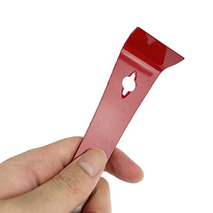 2 Pack Steel Bee Hive Tool Frame Lifter and Scraper for Beekeepers, J Hook and L Hook