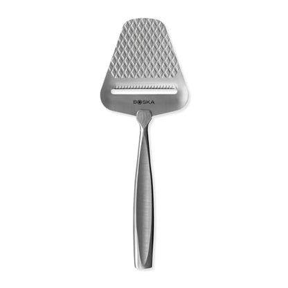 BOSKA Monaco+ Premium Cheese Slicer - Award Winning Cheese Cutter for Block Cheese, Cheddar up to Parmesan - Quilted Pattern reduces Resistance - Non-stick & Ergonomic Handheld