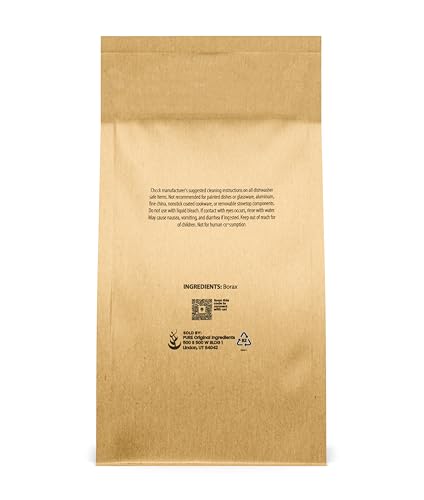 PURE ORIGINAL INGREDIENTS Borax (5 lb) Sodium Borate, Multipurpose Cleaning Agent - size: 80 Ounce (Pack of 1)