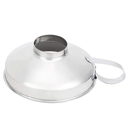 Stainless Steel Wide Mouth Funnel Cup , 2Pcs Canning Funnel , Food Jar Funnel Set for Kitchen Filling Bottles Household , 2Pcs Canning Funnel , Stainless Steel Wide Mouth Fufunnel cup kitchen wide mo