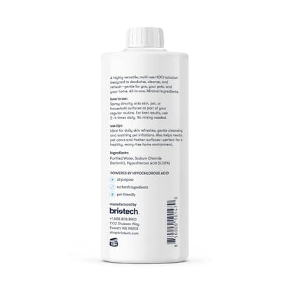 BRIOTECH Pure Hypochlorous Acid Cleanser, Original Premium HOCl Topical Solution, Multi-Purpose Cleaner, Family Approved & Pet Friendly, 32 fl oz Refill - size: 32 fl oz (Pack of 1)