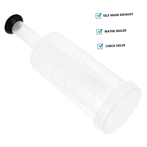 3-Piece One-Way Silicone Brewing Stoppers for Fermentation Air Locks Silicone Lids Compatible Wine Making Supplies