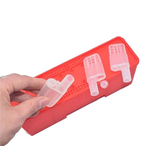 Queen Bee Cage 1 Set Queen Bee Transport Box Beekeeping Supplies Bees Shipping Box with Queen Cages Rearing Equipment Queen Cell Plastic Incubator for Beekeeping Supplies