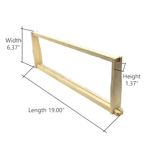 GLFRMS Beekeeping Beehive Body Super Foundation Wood Frame