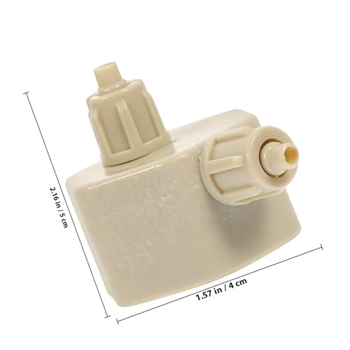 DIY Aquarium CO2 Generator Bottle Caps Portable Reactor Parts 2Pcs Replaceable ABS Material Aquarium Plants System Supplies