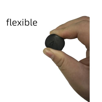 21 Pack Solid Rubber Stopper, Black Lab Plug, 000# - 8# Sizes Assortment, 11 Assorted Sizes