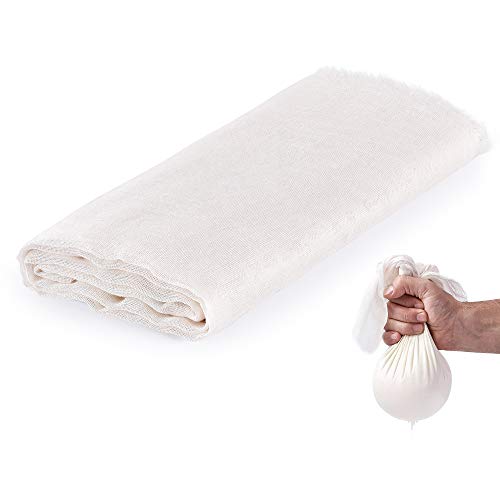 Zulay Grade 90 Cheesecloth - Unbleached & Reusable Ultra Fine Cheese Cloths - Pure Cotton Food Grade Cloths For Cooking, Straining, Basting, Making Cheese, Decoration and More (2 Yard) - size: 2 yard