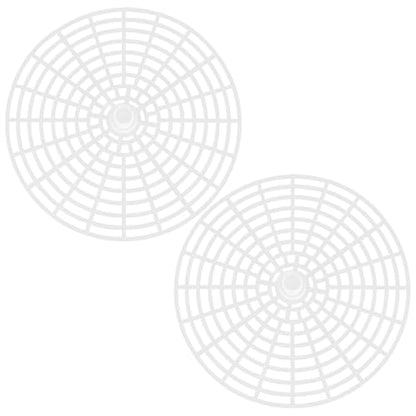 2pcs Pickles Jar Weight Press Tool - Mesh Jar Press Plate for Fermentation Food - Pickle Tool for Fermentation Vegetable Canning Supplies 20cm/7.8'' - size: 20.00X20.00X1.50CM