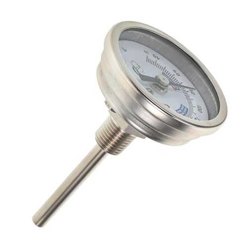 Stainless Steel Wine Thermometer High Precision Homebrew Kettle Thermometer for Brewing Grill Oven