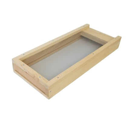 Lehman's Stoney Acres Screened Bottom Board for 5-Frame Nuc and Langstroth Hive, Durable, Stable Foundation Beehive Base, Essential Hive Management Tool
