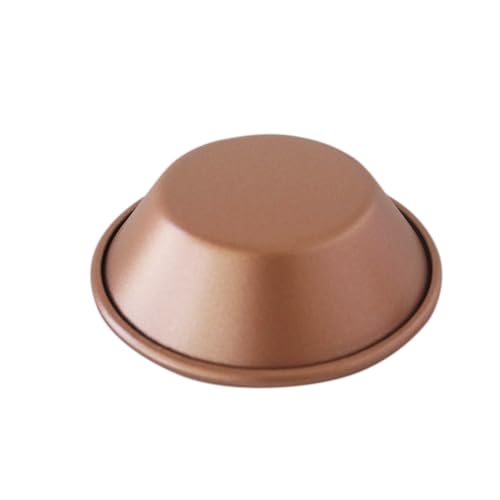 8 Pack Egg Tart Pans, Small Pie Tins, Nonstick Mini Egg Tart Mold, Reusable Quiche Baking Pans for Pies, Pastel de Nata, Cakes - 3 Inch, Gold - color: Gold