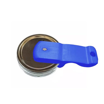 Mason Jar Opener Canning Tool,Canning Jar Opener, Releases Vacuum Seal on Wide Mouth and Regular Mouth Lids,Magnetic Jar Lid Lifter for Canning. Pickling and Home Food Storage (Dark Blue) - color: Dark Blue