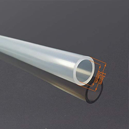 Silicone Tubing, Home Brewing and Winemaking Silicone Tubing, 10mm(3/8 inch) ID x 13mm(1/2 inch) OD, 10 ft, High Temp Food Grade Tube, Flexible Hose Pipe with Stainless Worm Gear Hose Clamps - color: 10mm x 13mm (3/8"ID x 1/2"OD)
