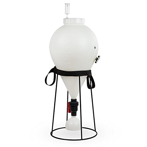 FastFerment Conical Fermenter 7.9 Gallon Home-Brew Kit SPECIAL EDITION - BPA Free Food grade Primary Carboy Fermenter. Beer Brewing, Wine Fermentation or a Hard Cider brewing kit (Special Edition)
